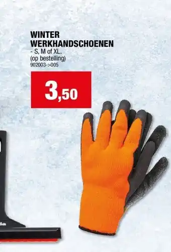 Hubo Winter werkhandschoenen aanbieding