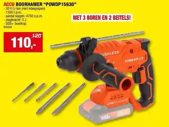 Hubo Accu boorhamer “powdp15630” aanbieding