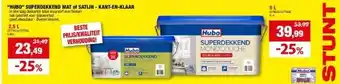 Hubo “hubo” superdekkend mat of satijn - kant-en-klaar aanbieding