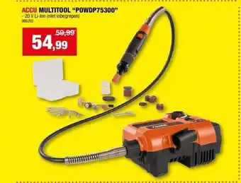 Hubo Accu multitool “powdp75300” aanbieding