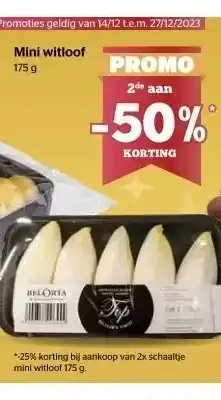Spar Mini witloof aanbieding
