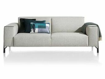 3-zit PRIZZI met pocketveren en designpoot - Lady lichtgrijs Lichtgrijs