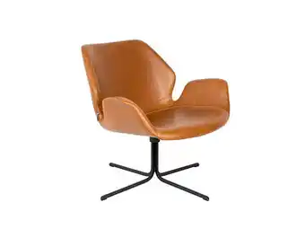 Lounge Chair NIKKI - All Brown Bruin