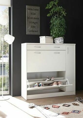 Deba Meubelen Schoenenkast OPTIMUS - Wit Wit aanbieding