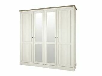 Deba Meubelen Kleerkast YORK - Lariks & Crystal Oak Beige Beige aanbieding