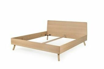 Deba Meubelen Bed SLEEP - Smoked Oak Hout aanbieding