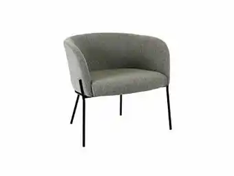 Deba Meubelen Fauteuil POLKA - Lichtgrijs Lichtgrijs aanbieding