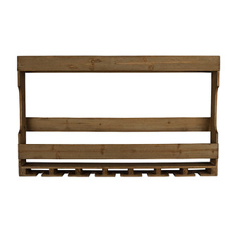 Deba Meubelen Kast flessenrek TRES - Fir Wood Hout aanbieding