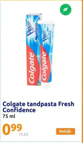 Action Colgate tandpasta Fresh Confidence 75 ml aanbieding