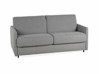 Deba Meubelen Zetelbed MADONNA - Grijze stof Lichtgrijs aanbieding