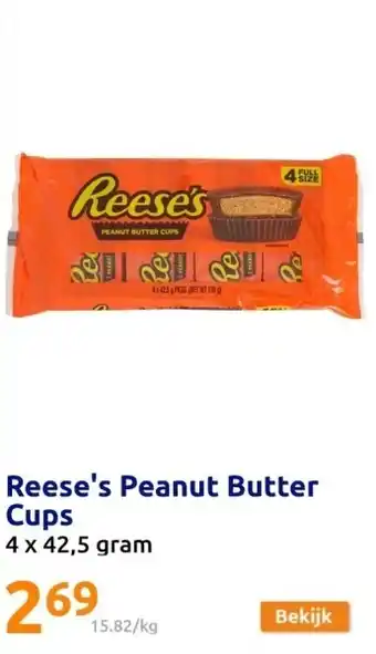 Action Reese's peanut butter cups aanbieding