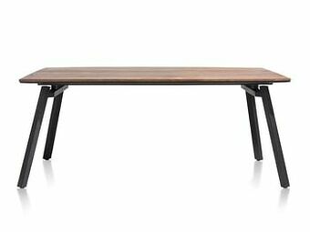 Deba Meubelen Tafel HALMSTAD - Choco brown Bruin aanbieding