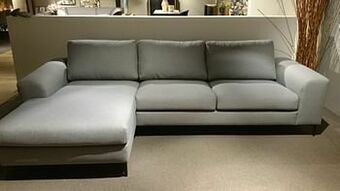 Deba Meubelen Hoekzetel HENRY - Linda Grey Grijs aanbieding