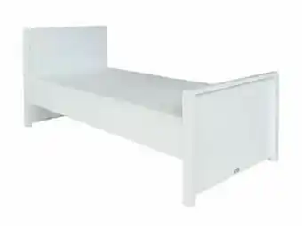 Bed BOBBY met hoog hoofdbord - Wit Wit