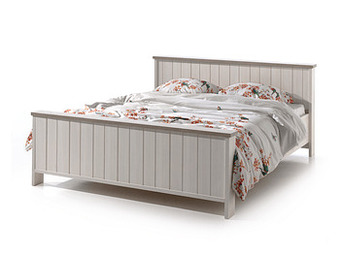 Deba Meubelen Bed 180x200 YORK - Lariks & Crystal Oak Beige Beige aanbieding