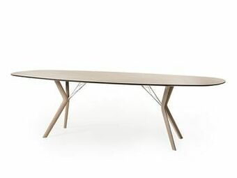 Ovale tafel ECLIPSE - Eiken Hout
