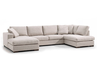 Deba Meubelen Hoekzetel SANTIAGO - Arnage Sand Beige aanbieding