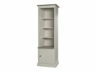 Deba Meubelen Boekenkast YORK - Lariks & Crystal Oak Beige Beige aanbieding