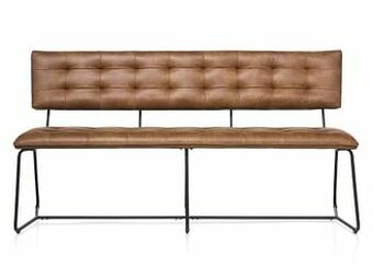 Deba Meubelen Eetkamerbank JULIEN - Cognac Bruin aanbieding