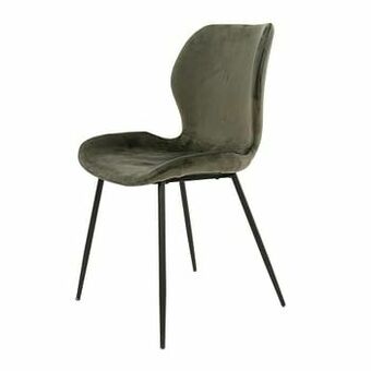 Deba Meubelen Stoel 3738 VELVET - Antraciet Grijs aanbieding
