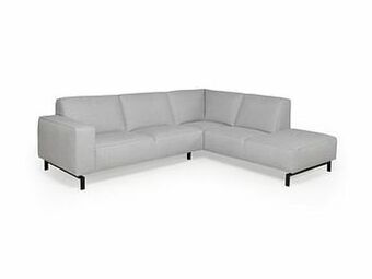 Deba Meubelen Hoekzetel GEORGIA - Leaf ashgrey Grijs aanbieding