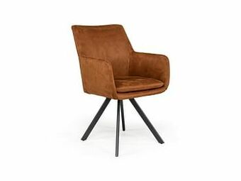 Deba Meubelen Armstoel met draaifunctie SANTIAGO - Guarda cognac Bruin aanbieding