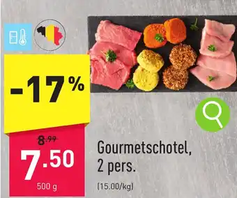 ALDI Gourmetschotel, 500g aanbieding