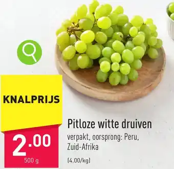 Pitloze witte druiven 500g