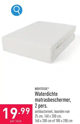 ALDI NOVITESSE Waterdichte matrasbeschermer, 2 pers. aanbieding