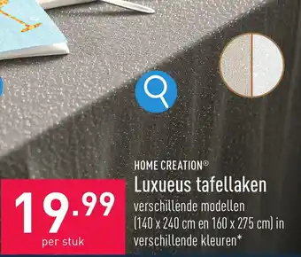 ALDI HOME CREATION Luxueus tafellaken aanbieding
