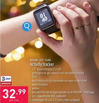 ALDI MEDION LIFE P4000 Activity tracker aanbieding