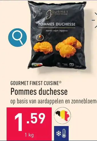 ALDI GOURMET FINEST CUISINE Pommes duchesse 1 kg aanbieding