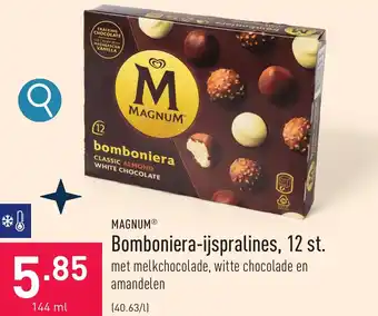 ALDI MAGNUM Bomboniera-ijspralines, 12 st. aanbieding