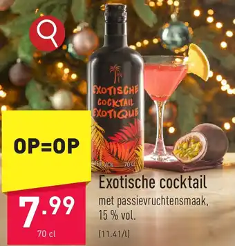 ALDI Exotische cocktail 70 cl aanbieding