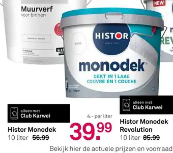 Karwei Histor Monodek aanbieding