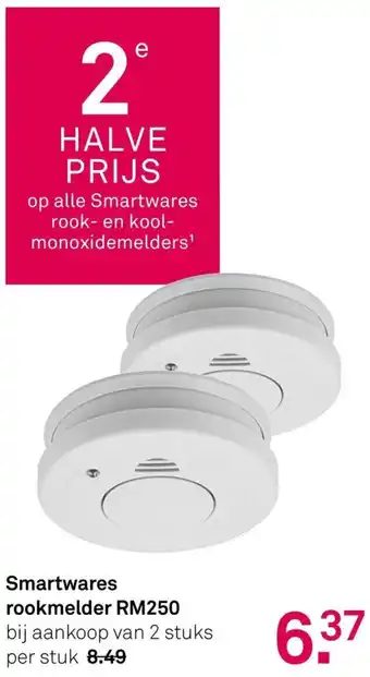 Karwei Smartwares rookmelder RM250 aanbieding