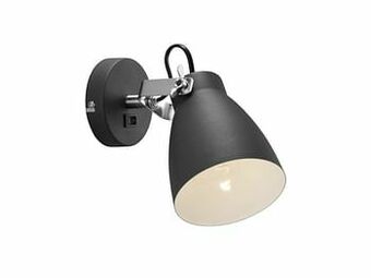 Deba Meubelen Spot wandlamp LARGO - Zwart Zwart aanbieding