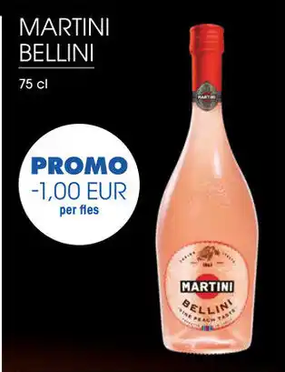 Prik en Tik MARTINI BELLINI 75 cl aanbieding