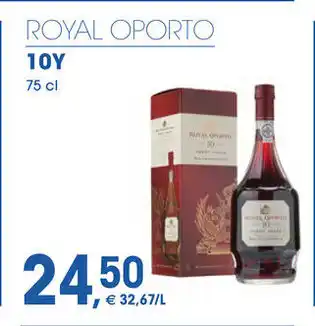 Prik en Tik ROYAL OPORTO 10Y 75 cl aanbieding