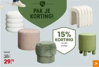 Kwantum Poefjes aanbieding