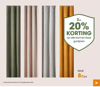 Kwantum Kant-en-klaar gordijnen aanbieding