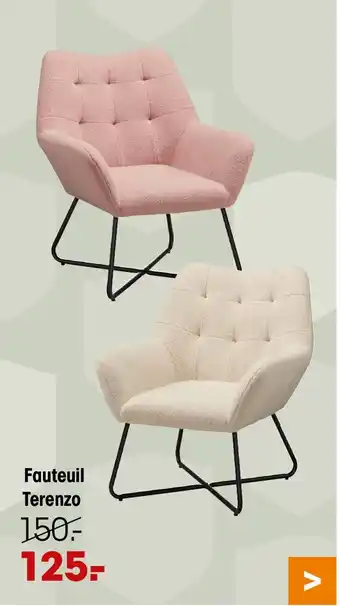 Kwantum Fauteuil Terenzo aanbieding