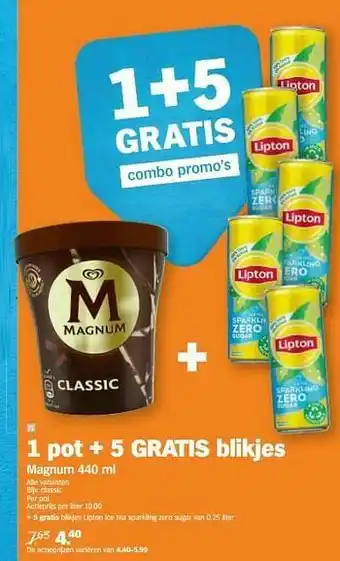Albert Heijn Magnum classic aanbieding