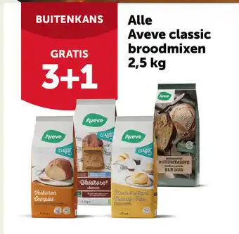 Alle aveve classic broodmixen 2,5 kg
