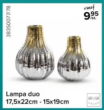 Lampa duo 17,5x22cm - 15x19cm