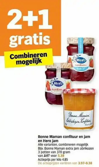 Bonne maman extra jam abrikozen