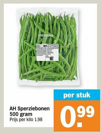 Albert Heijn Ah sperziebonen aanbieding