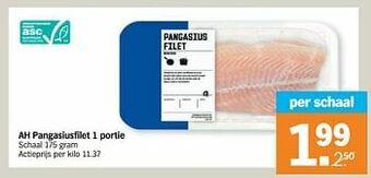 Albert Heijn Ah pangasiusfilet aanbieding