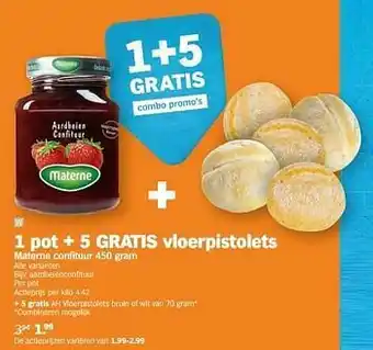 Albert Heijn Materne confituur aardbeienconfituur aanbieding