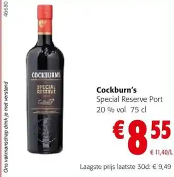 Colruyt Cockburn's 75 cl aanbieding